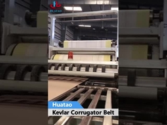 8mm/9mm Corrugator Riem met de Rand van Inwoven Aramid Kevlar voor Corrugator