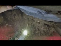 Rood-Zwart Rubberen Schermpaneel