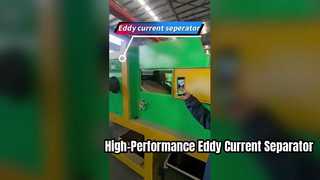 Eddy-stroomseparator voor het recyclen van non-ferrous metalen