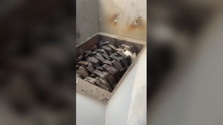 Aluminiumfolieversnipperaar met dubbele as voor smeltvoorbereiding