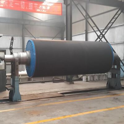 Carbon Steel Vacuum Suction Press Roll with 12500mm Maximum Face Length and 2000m/min Maximum Speed for Paper Machines