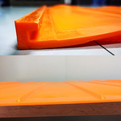 High Performance Urethane Screen Panels Orange For Silica Sand Processing