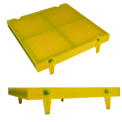 Linear Vibrating Poly Screen Panels Yellow Efficient Screening
