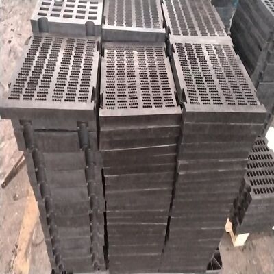 120mm Aperture 70mm Thick Steel Reinforced Rubber Screen Panel for Coarse Screening