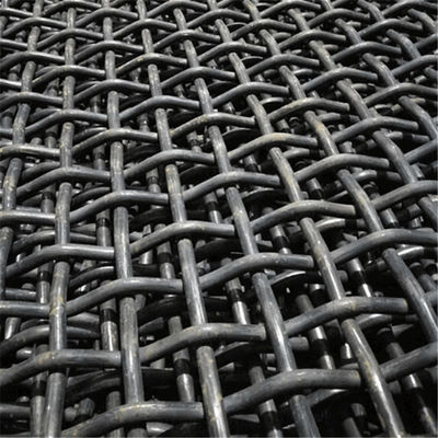 Steel Woven Vibrating Screen Mesh with 1mm - 100mm Mesh Size for High Tensile Strength and Abrasion Resistance