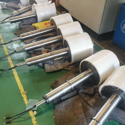 Hard-chrome Plating Induction Heating Godet Roller with Max 500m/min Linear Speed and 100~280℃ Temperature for Synthetic Fiber