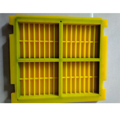 High Elasticity Polyurethane Dewatering Screen with 0.1mm Slot Opening and 6-Month Warranty