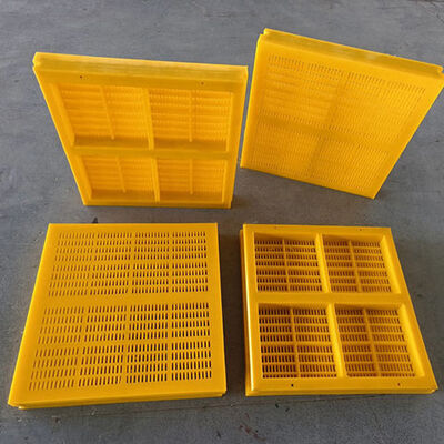 WS85 PU Screen Panel 12''×24'' Modular Polyurethane Panel System with High-Elasticity MDI Material for Vibrating Screen