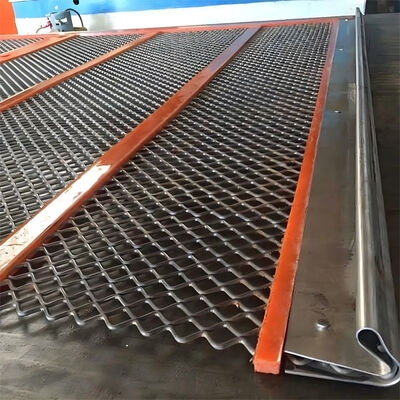 Stainless Steel + PU Strip Anti-Clogging Self-Cleaning Wire Mesh with Adjustable Hole Size for Coal Mine Smooth Screening