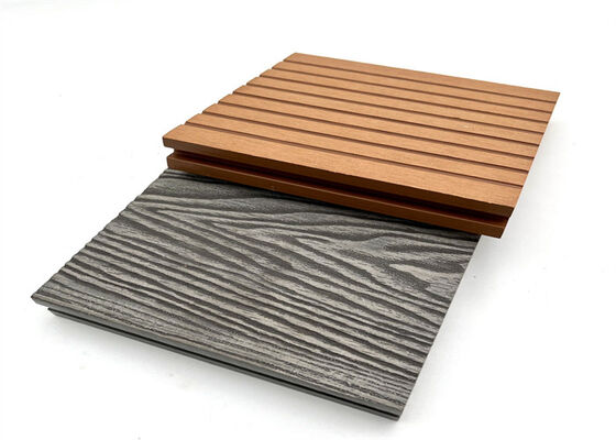 Waterproof WPC Outdoor 3D WPC Fence Board With Deeply Embossed