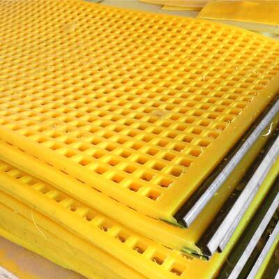 2x2 Mesh Size Polyurethane Screen Mesh with High Wear Resistance and Clog-Free Operation for Quarry Screening