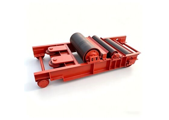 Wear Resistant Rubber Disc Return Idler with Solid Steel Shaft