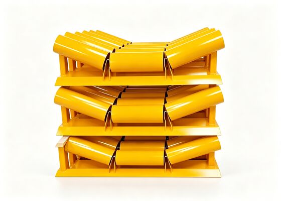 Wet Material Anti-Stick Rubber Disc Return Idler Roller