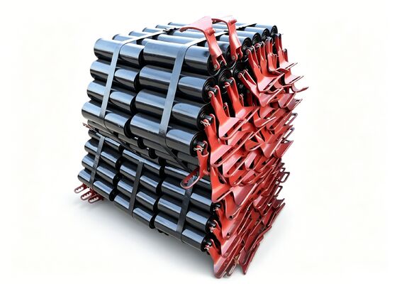 Conveyor System Spare Part Rubber Disc Return Idler Roller