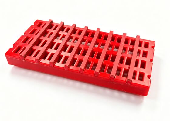 Polyurethane Modular Panel with Hammer-In Pin Fasteners for Mining Equipment Decks