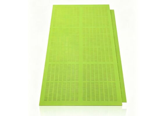 Modular Polyurethane Screen with Interlocking Fastening for Rapid Change Deck Systems