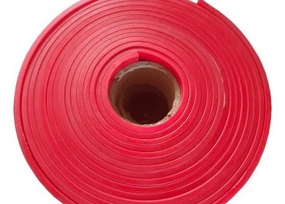 Polyurethane Conveyor Skirt Board Yellow Color Heavy Duty Aggregate Conveyor Seal