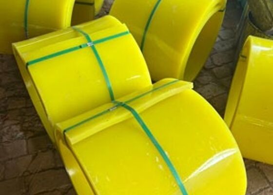 Polyurethane Skirting Board For Conveyor Belts Anti Spillage Mining Transfer Point