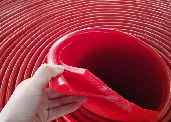 Polyurethane Conveyor Sealing Skirt 90 Shore A High Wear Resistance Bulk Conveyor