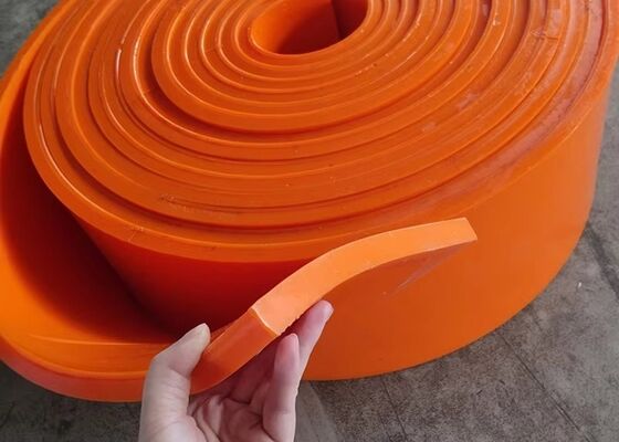 PU Conveyor Skirting Board High Abrasion Resistance Dust Control Aggregate Conveyor Use