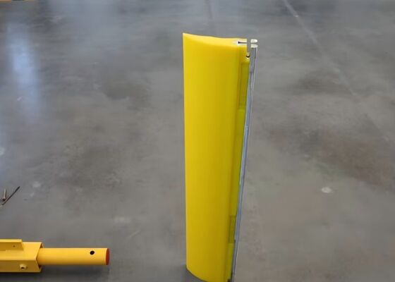 Conveyor Belt Polyurethane Blade Cleaner for Cement Plant Wear Resistant Design