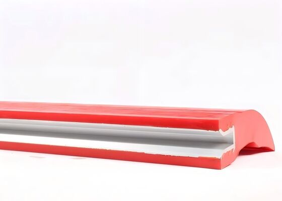 Polyurethane Conveyor Scraper with Steel Clamp Flexible Industrial Conveyor Cleaner