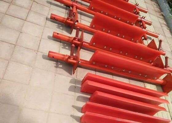 Polyurethane Belt Cleaner Secondary Scraper Blue PU Blade High Wear Resistance Conveyor