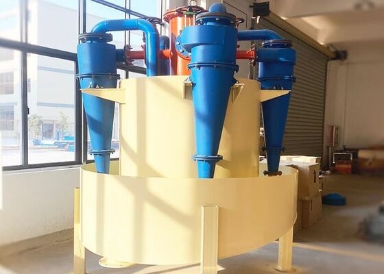 Portable Mini Hydrocyclone with Wear Resistant PU Liner for 30-100μm Cut Size Particle Classification