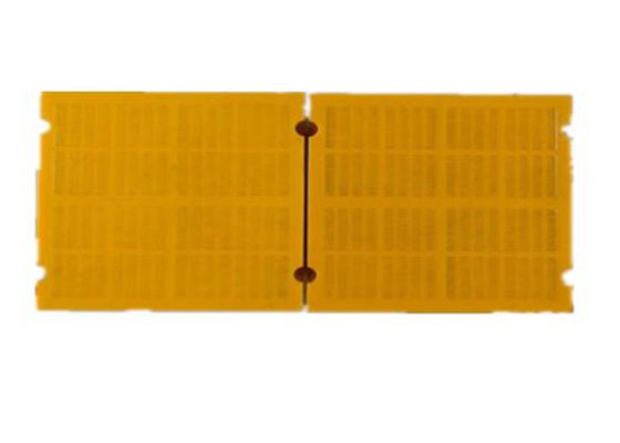 Polyurethane Dewatering Screen Panel with Low Noise Operation, Steel Frame and Polyurethane Surface, Customizable Screen Dimensions