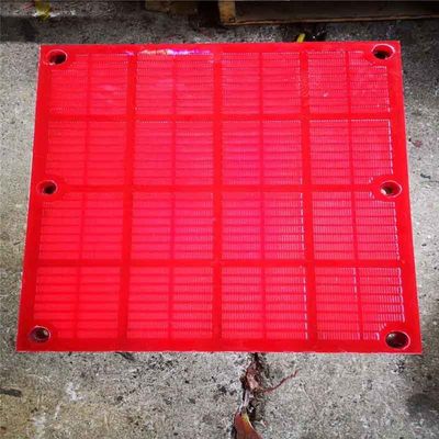 WS 85 Modular Polyurethane Screen Panel 305x305mm 0.075mm Seam Wear-Resistant for Coal Mine Dewatering