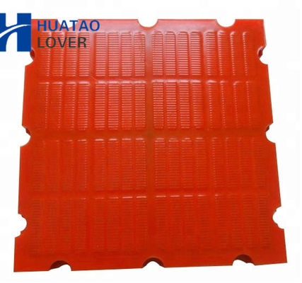 30mm Thickness 0.125mm Hole Width Corrosion Resistant Polyurethane Dewatering Screen Mesh for Mining
