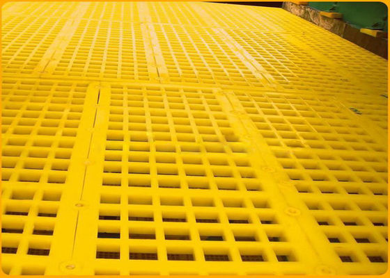 High Abrasion Resistance Polyurethane Screen Mesh with Self-Cleaning Apertures and Various Connection Types