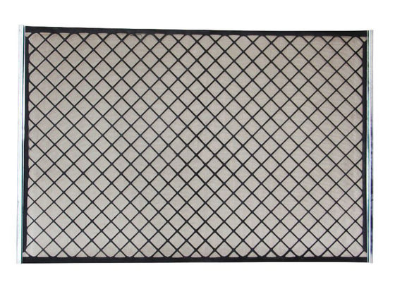 Hoge Frequentie Hook Strip Zachte Scherm Composiet Schalie Schudder Scherm met Aangepaste Afmetingen en Mesh Bereik 8-250 voor Boren
