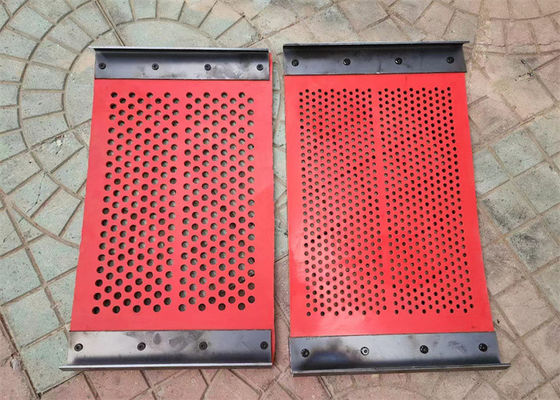 6 mm dikke zelfreinigende rubberen schermpaneel met haakinstallatie voor corrosiebestendige minerale screening