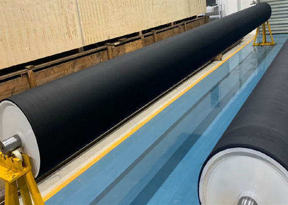 20# Stalen antistatische zwarte kleur Hypalon Corona Nip Roller voor BOPP BOPET FILM