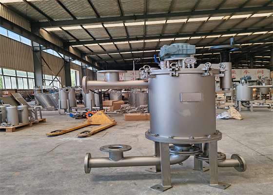 Automatisch zelfreinigend filter voor externe schraper