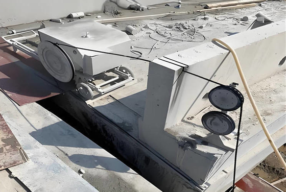 Duurzame, verstelbare snelheid betonzagen met draadzaagmachine voor sloop