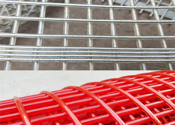 Polyurethaan-gecoat mijnbouwzeef (Staal/RVS kern, 2-25mm gaten) – Geen vastklemmen/verstoppen, Eenvoudige installatie met metalen/PU haken, Vervangt Ando Tufflex