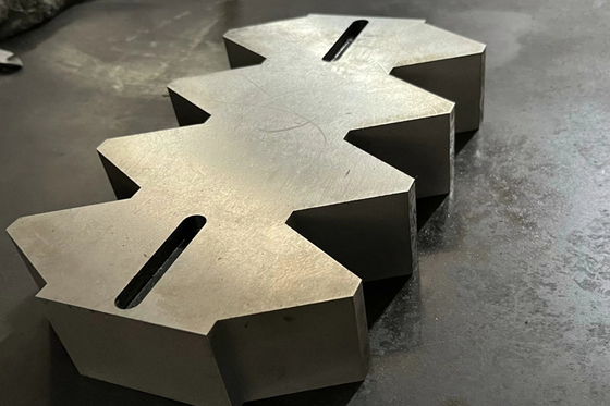D2 -materiaal shredderbladen voor bandenrecycling -shreddermachine