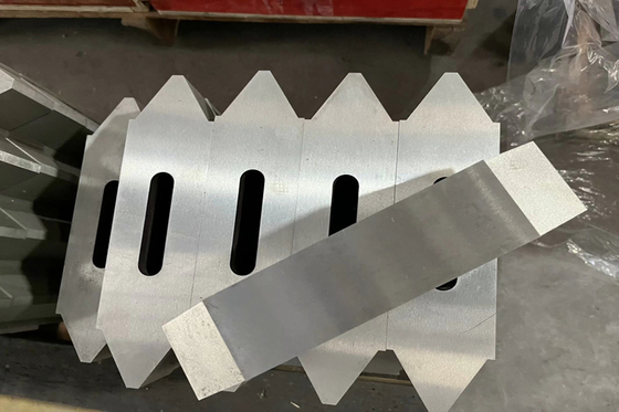 D2 Materiaal Recycling van banden Shredder Blades voor Double Shaft Shredder Machine