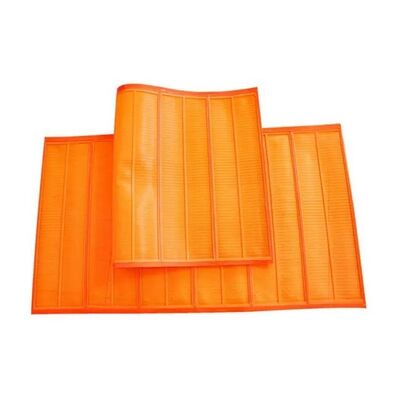 Hoge-frequentie PU fijnzeef met 0,1 mm opening 35% open oppervlak voor trilmachines 1040x700mm