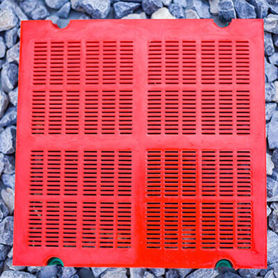 Nieuw hoog elastisch steenkoolmijnscherm mesh trillend polyurethaan pu scherm lineair type met 6 maanden garantie