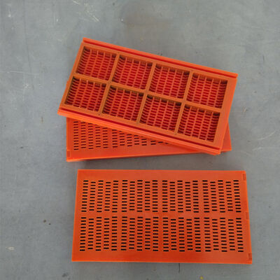 Lineaire zandzeefmachine Polyurethaan schermpaneel ontwatering shaker trillende scherm