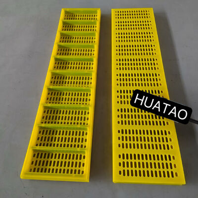 Slot 0.3x12 Polyurethane Screen Mesh met stalen frame voor hoge slijtvastheid in het quarryen van kalksteen