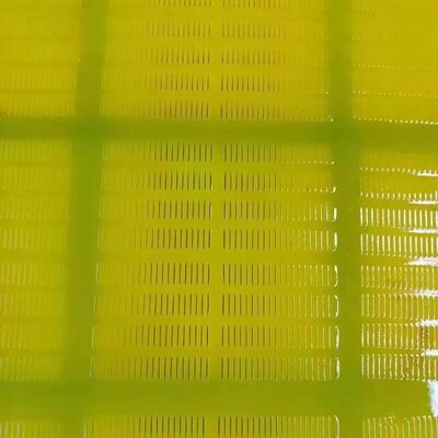 40 mm gele polyurethaan-schermmat voor mijnbouw met 1,5 mm draaddiameter en hoge slijtvastheid