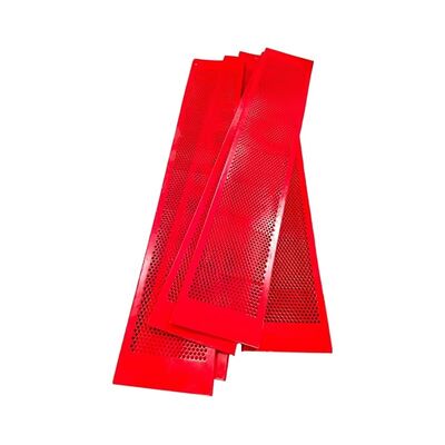 Polyurethane flip-flop screen mesh met een diafragma van 8 mm en een breedte van 300 mm voor efficiënte verwerking van natte erts