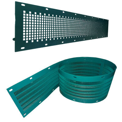 1,25m Breedte 5-12mm Dikke Slijtvaste PU Flip-Flop Zeef voor Chemische Poeder Scheiding