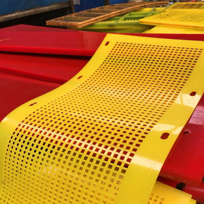 Flip-Flop Mesh Polyurethaan Zeefpaneel met 1m Breedte en 45 Shore Hardheid voor Kleverige Slurry Verwerking