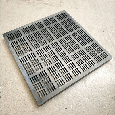 30*8mm Duurzaam Rubberen Schermpaneel met Slijtvast Rubber en Stalen Frame voor Mijnbouw Trilschermen