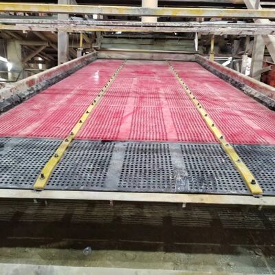 40*10mm High-wear Rubber Steel Frame Anti-blocking Rubber Screen Panel voor mijnbouw Vibrating Screens